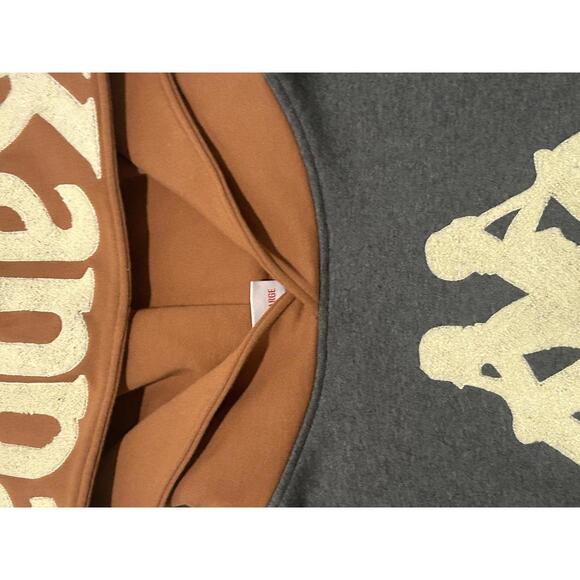 Y2K Kappa Brown & Gray Hoodie Sweatshirt – Men’s XL - Picture 3 of 7